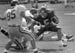 Football Dodge B&W