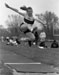 Long Jump Woman BW